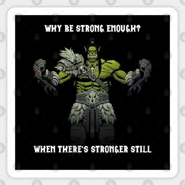 Green Orc Motivation Sticker by Novanim